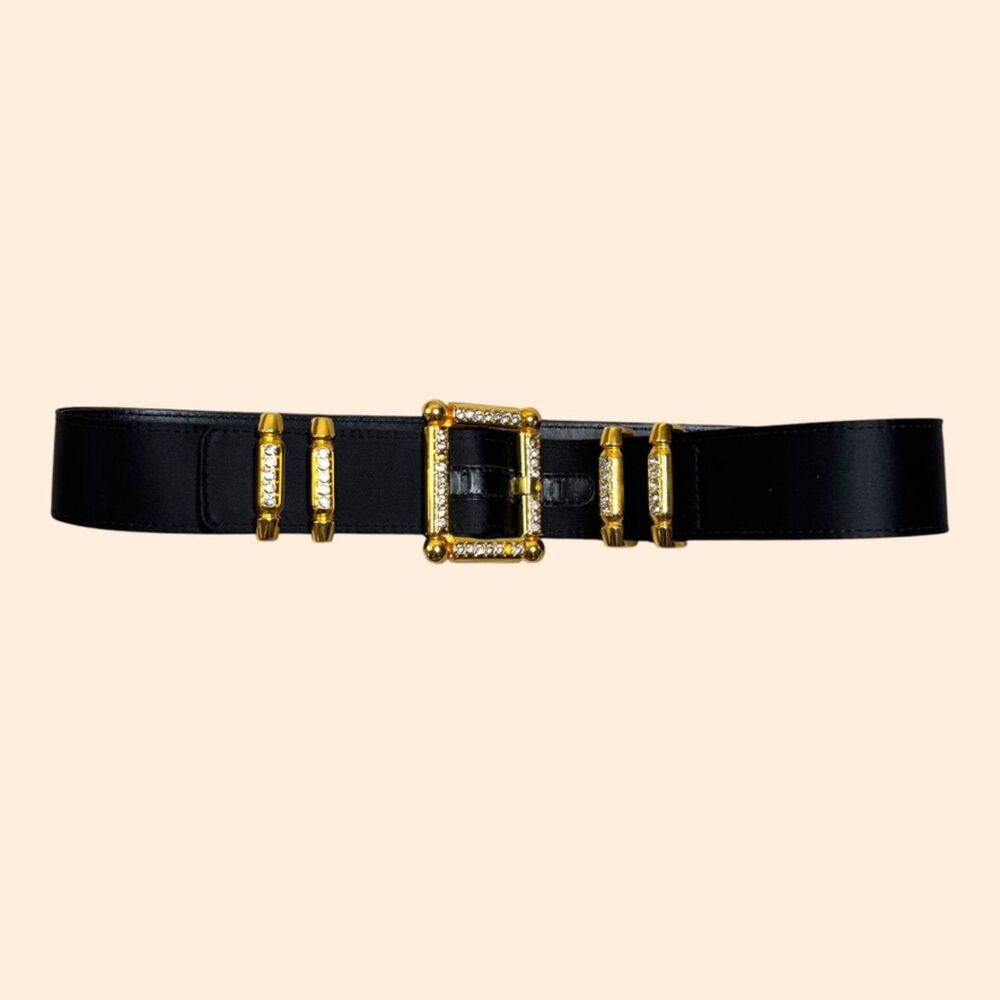 Escada Vintage Gold Buckle Belt
